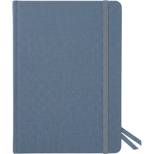Hovs A5 Dot-Grid Linen Hardcover Journal 192 Pages Slate Blue - Product view