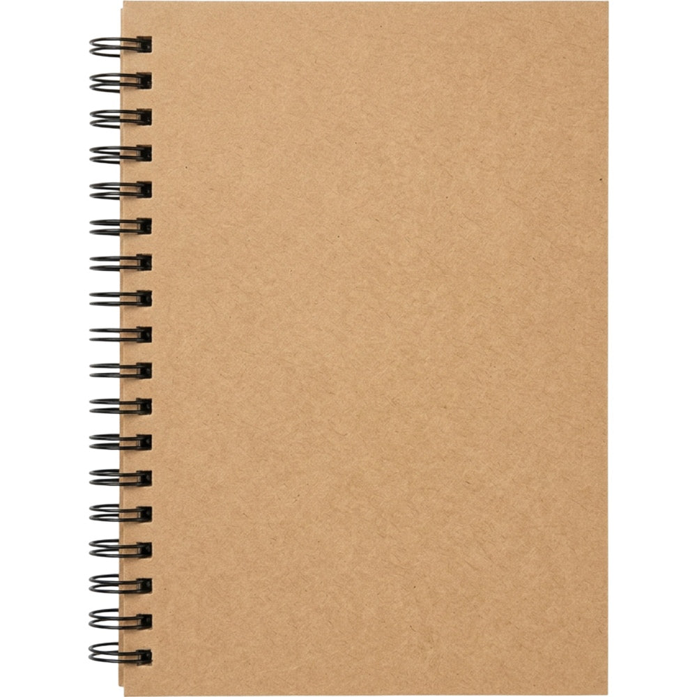Hovs B6 Undated Weekly Twin-Wire Planner 120 Pages Natural Kraft - Product view