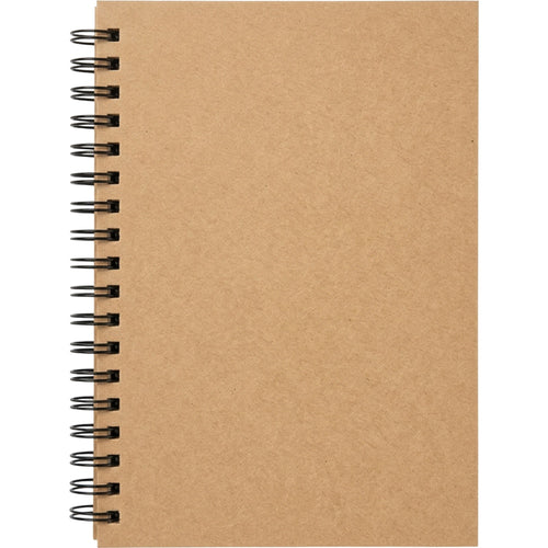 Hovs B6 Undated Weekly Twin-Wire Planner 120 Pages Natural Kraft - Product view