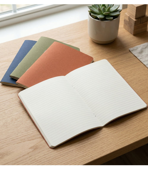 Hovs Pocket Ruled Paper Notebooks 64 Pages Set of 3 - Lifestyle view